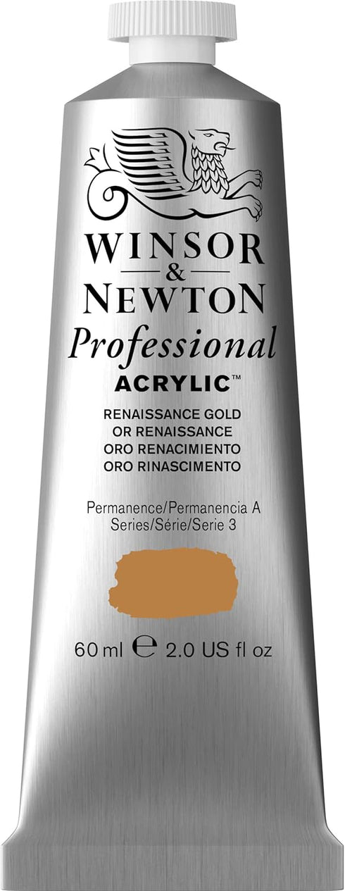 Winsor & Newton Professional Acrylic Paint, 60ml (2-oz) Tube, Renaissance Gold...