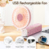 Mudder Crystal Bling Rhinestone Mini Handheld Fan Portable Usb Rechargeable Fan Battery Operated Small Folding Personal Fan for Girls Women Outdoo...