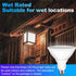 ENERGETIC LED Flood PAR38 Light Bulb, 5000K Daylight, 90W Equivalent, Efficient 11W, Wet Rated, 900 Lumens, Medium Base, Non-Dimmable, UL, 2 Pack...