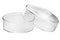 EISCO Petri Dish, 2" (50mm) - Beaded Edges Easy to Sterilize for Repeated Use Borosilicate Glass- Eisco Labs...