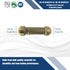 1 Pcs XFITTING Push Fit 3/4 Inch x 3/4 Inch Push Fit Slip Coupling, Push Fit Repair Coupling, 28-4-2=1XX...