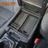 JKCOVER Center Console Accessory Organizer Compatible with Toyota Tacoma 2016 2017 2018 2019 2020 2021 2022 2023, ABS Material Box Insert Tray (Bl...