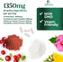 D-Mannose Supplement 1,350 mg with Cranberry & Hibiscus - Effective Fast-Acting, Flush the Impurities for Natural Bladder, Urinary Tract Health Su...