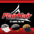 Flair Hair Sun Visor Cap with Fake Hair, Grey Hair with Royal Blue Adjustable Baseball Hat, Royal Blue...