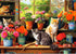 500 Piece Puzzle for Adults-Cats and Flowers | Recycled Cardboar Jigsaw Puzzles 500 Pieces | Challenging Family Activity Great Gift Idea for Famil...