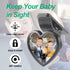 Baby Car Mirror Rear Facing,Convex Rear View Baby Mirrors for Cars,Automotive Interior 360 Degrees Adjustable Love Mirrors to See Rear Kids,Babies...