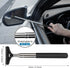 Mini Side Mirror Squeegee + Car Cleaning Brush, 2PCS Small Car Tools Kit, Car Essentials for Women Men Teens, New Car Must Haves Things, Car Truck...