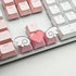 Personalized Cute Pink Keycaps,Love Heart and Wings Keycaps,Compatible with Cherry MX Switches Mechanical Keyboard (3 Keys OEM R4 Profile)...
