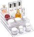 acDesign 5-Piece Stackable Clear Drawer Organizer Set, 5-Size Vanity Drawer Organizers, Plastic Desk Drawer Organizer Trays for Bedroom, Kitchen, ...