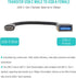 USB-C Male to USB3.1 Gen2 Female Adapter Cable, Type-C OTG Cable, Speed Up to 10Gbps (Black)...