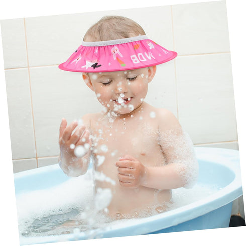 Totority 1pc Shampoo Cap Baby Toddler Bonnet Newborn Hats Toddler Shower Hat Hair Washing Shield Newborn Shampoo Bath Visor Cap Dolphin Balloons H...