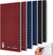 6 Pack Small Left Handed Notebook 8"x5" Lefty Spiral Notebooks Lefty Wire Bound Mini Notebook 50 Sheets College Wide Ruled Paper Journal for Schoo...