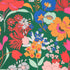 ban.do Green Floral Rough Draft Mini Spiral Notebook, 9" x 7" with Pockets and 160 Lined Pages, Superbloom...