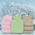 320ml Hot Water Bottle with Knited Cover, Mini Hot Water Bag for Pain Relief, Waist, Back, Neck, Shoulders, Small Leak Proof Hot Water Bottle with...