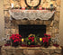 DoubleWood 20"x90" Christmas Decor Fireplace Scarf Fireplace Cloth White Lace Jesus Christmas Decorations Table Runner Winter Mantle Scarves Cover...