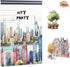 Landscape and City Themed Scrapbook Journaling Stickers, 150 Die-Cut PET and Washi Paper Sticker Book for Junk Journaling, Collage, Craft Projects...