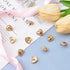 30 Pcs Metal Heart Buttons, Gold Retro Vintage Buttons Heart Metal Buttons Sew on Buttons Embellishments for DIY Crafts, 15mm...