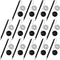Secure Pen with Adhesive Pen Chain and Security Pen Holder for Home Office Supplies, Black Ink (14 Pieces)...