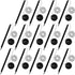 Secure Pen with Adhesive Pen Chain and Security Pen Holder for Home Office Supplies, Black Ink (14 Pieces)...