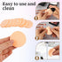 25 Pcs Round Makeup Sponges for Foundation Makeup Sponge Facial Powders Puff Cosmetic Sponge Round Foam Pad Beauty Makeup Eye Face Foundation Powd...