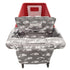 2-in-1 Shopping Cart and High Chair Cover for Baby, Padded Cover, Fold'n Roll Style, Portable with Carry Bag (Gray without Pillow)...