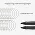 Kaco KEYBO Gel Ink Pens Black 5 Pieces 0.5mm Fine Point Aesthetic Pens School Office Supplies Stationery...