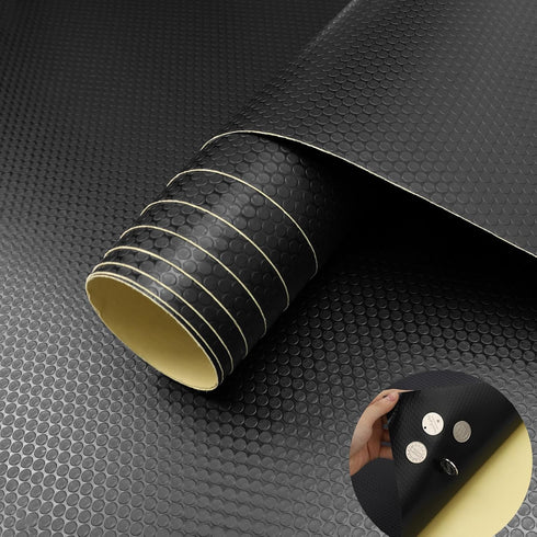 WochiTV Adhesive Shelf Liner 11.8 X 120 Inches Peel and Stick Kitchen Liner for Cabinets, Drawers Removable Protector Mat Waterproof Contact Cover...
