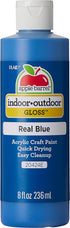 Apple Barrel Gloss Acrylic Paint in Assorted Colors (8 oz), 20424E Gloss Real Blue...