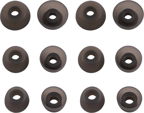 Rayker Replacement Ear Tips for Jabra Elite 65t/Active, Soft Silicone Earbud Covers, S/M/L, 6 Pairs (Gray)...