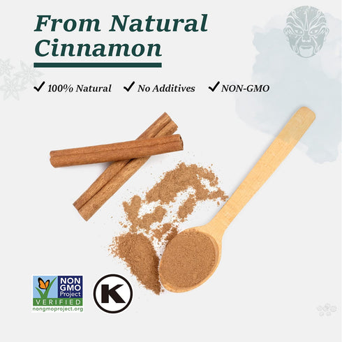 Soeos Cinnamon Powder, Cinnamon, Ground Cinnamon, Cinnamon Sticks, 100% Raw, Non-GMO, Kosher Certified, Cinnamon Seasoning Spice for Coffee, Bakin...