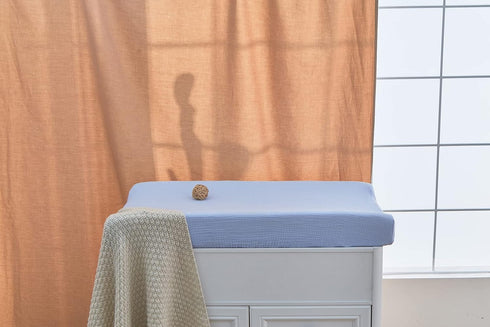 Muslin Changing Pad Cover,Ultra Soft Breathable Diaper Changing Table Cover for Baby Boys Girls,Neutral Fitted Changing Pad Sheets...