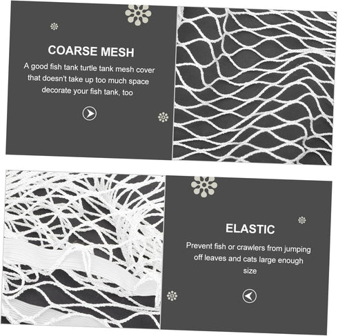 Turtle Tank Escape net Fish Separator net aquatainer mesh Fruit Bags DIY Aquarium Tree Faces Decor...