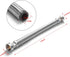 Garden Hose Extender Stainless Steel Water-Inlet Hose 2FT...