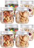 Fasmov 25 Pack 8 Ounce Clear Plastic Jars Containers with Screw On Lids, Round Empty Plastic Slime Storage Containers for Kitchen & Household Stor...