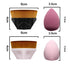 2 Pieces Foundation Brushes, 2 Pieces Set of Makeup Sponges Petal Shape Soft Touch Makeup Brushes Suitable for Cream or Mixed Liquid Cosmetics...