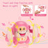 Universal Baby Toys for 0-36 Month Crawling Monkey Toys Tummy Time Toy, Interactive Dancing Walking Toy with Light & Music, Infant Toys 0-3, 6-12 ...