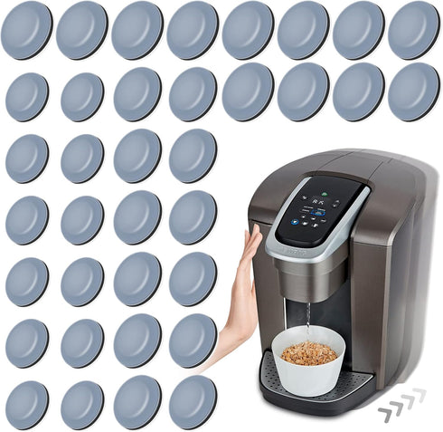 Appliance Slider for Kitchen Appliances, 36 PCS Self-Adhesive DIY Small Kitchen Appliance Slider for Most Countertop Coffee Maker, Air Fryer, Pres...