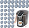Appliance Slider for Kitchen Appliances, 36 PCS Self-Adhesive DIY Small Kitchen Appliance Slider for Most Countertop Coffee Maker, Air Fryer, Pres...