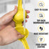 Zulay Kitchen Metal Lemon Squeezer - Handheld Lemon Juicer Squeezer - Easy to Use Citrus Juicer - Manual Press for Extracting the Most Juice Possi...