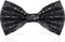 Men's Pre-Tied Bow Tie, Tux Bowtie Solid Color Neck Bow Ties Adjustable Length Formal Satin Bow Tie for Wedding Party...