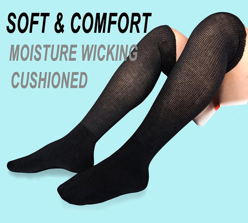 2 Pairs Walking Boot Socks Air Cam Walker Brace Fracture Boot Orthopedics Socks Cast Boot Replacement Sock Liner...
