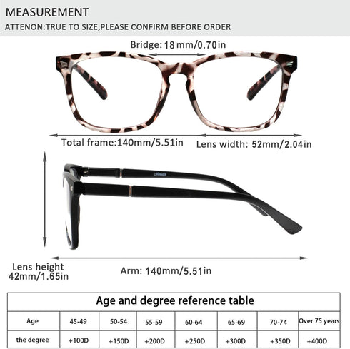 Henotin 4-Pack Blue Light Blocking Reading Glasses Women Men,Spring Hinge Computer Readers,Anti UV Ray Square Nerd Eyeglasses (4 pack Mix Color, 1...