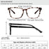 Henotin 4-Pack Blue Light Blocking Reading Glasses Women Men,Spring Hinge Computer Readers,Anti UV Ray Square Nerd Eyeglasses (4 pack Mix Color, 1...