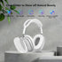 for AirPods Max Case Clear Glitter,3 in 1 Clear Soft TPU Ear Cups Case Cover/Ear Pad Case Cover/Headband Cover for Airpods Max Case Cover,Case for...