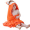 MICHLEY Animal Hooded Baby Towel Washcloth, Toddler Premium Cotton Absorbent Bathrobe for Girls Boys 0-6T (Fox)...