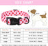 ARING PET Valentine's Day Dog Collar-Cute Cotton Heart Dog Collars, Adjustable Valentine Pink Heart Pet Collars Girl Puppy Collar with Quick Relea...