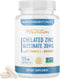 Chelated Zinc Supplements | Zinc Glycinate 30mg | Highly-Absorbable TRAACS Chelated Zinc Bisglycinate, Vitamin B6 & BioPerine | Immune Support, Ac...
