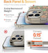 Christmas Clear Phone Case for iPhone 15 Pro Max, Gingerbread Man Pattern Case Cover Soft TPU Protective Slim Shockproof Cover Boys Girls Phone Ca...