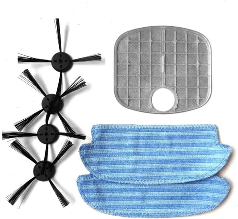 Pyle PUCRC50 Vacuum Cleaner Replacement Parts - Extra Brushes, Dust Filter and Microfiber Mop for Pyle PUCRC50 Pure Clean Smart Robot Vacuum Clean...