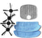 Pyle PUCRC50 Vacuum Cleaner Replacement Parts - Extra Brushes, Dust Filter and Microfiber Mop for Pyle PUCRC50 Pure Clean Smart Robot Vacuum Clean...